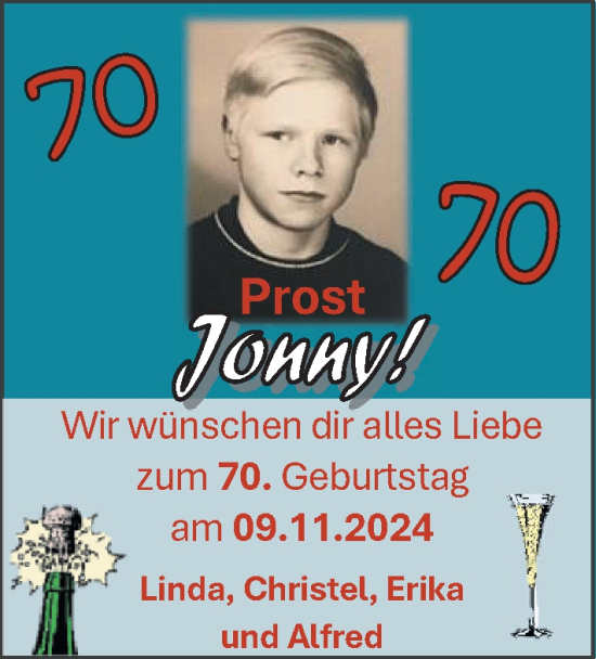 Glückwunschanzeige von Jonny  von EZ